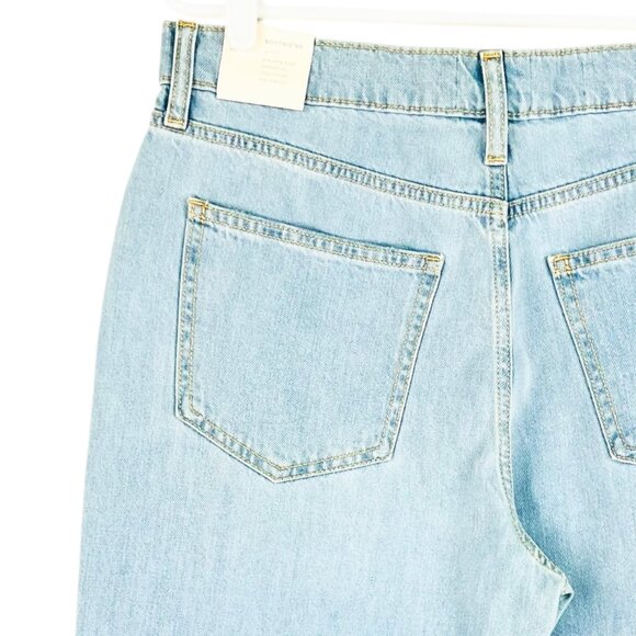 Universal Thread Women's Boyfriend Blue Jeans Size 8/R Rolled Tapered Leg NWT - Picture 13 of 14